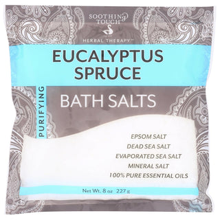 Soothing Touch Bathwater Additive, 8 Ounce (Pack of 1), Eucalyptus