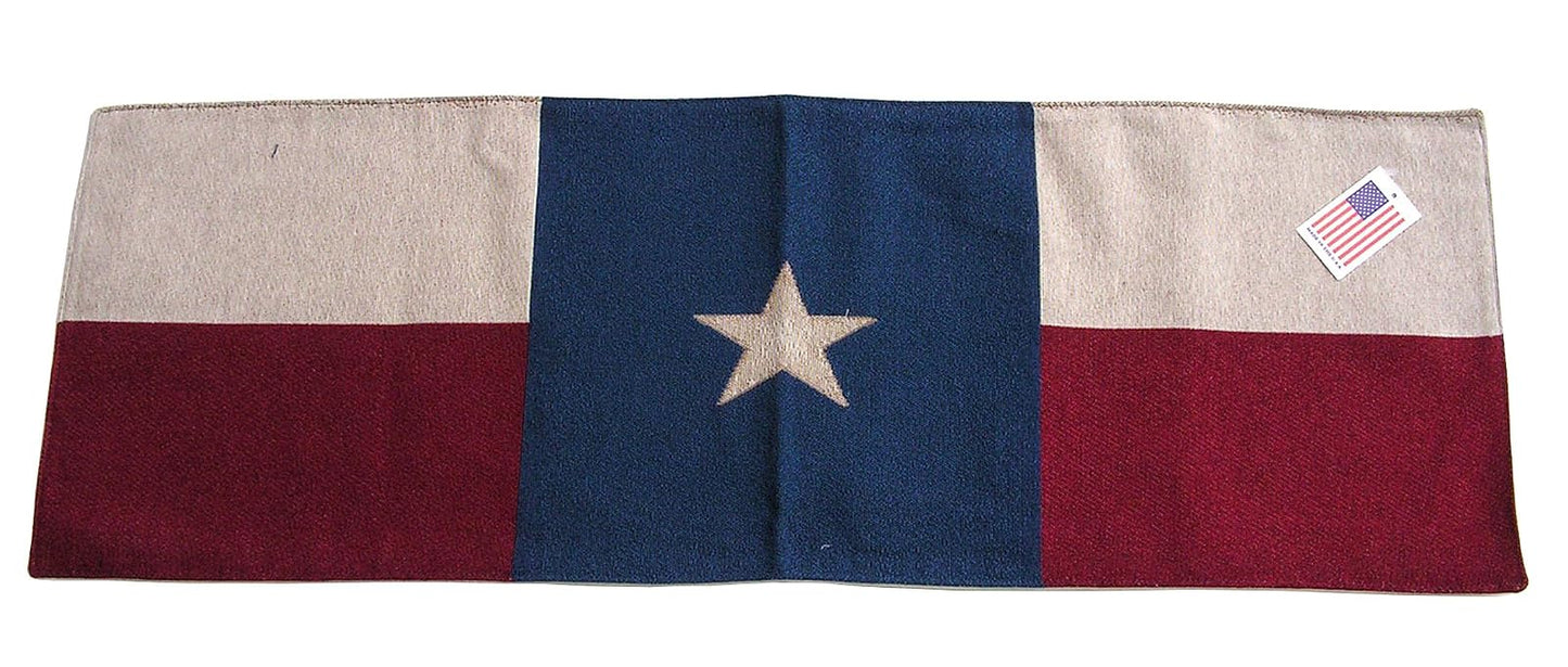 Manual Woodworker Texas Lone Star Flag Table Runner 12-1/2x36 inches