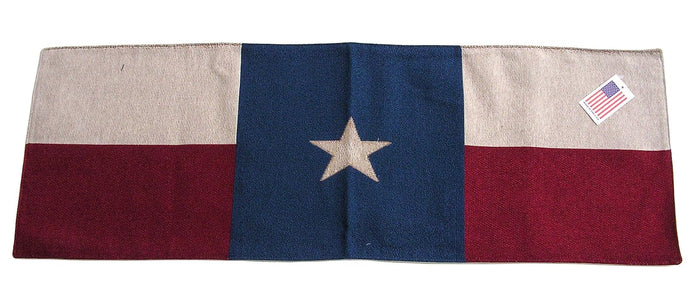 Manual Woodworker Texas Lone Star Flag Table Runner 12-1/2x36 inches