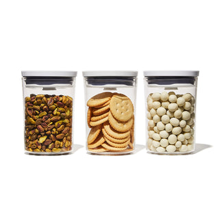 OXO Food Storage Container, 3 pack - 0.6 qt, White