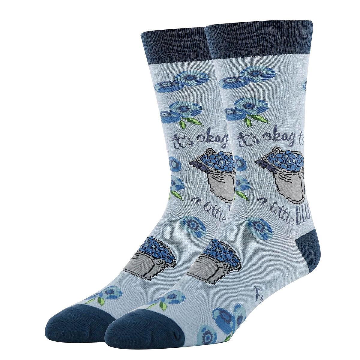 ooohyeah Socks, 8-13, A Little Blue