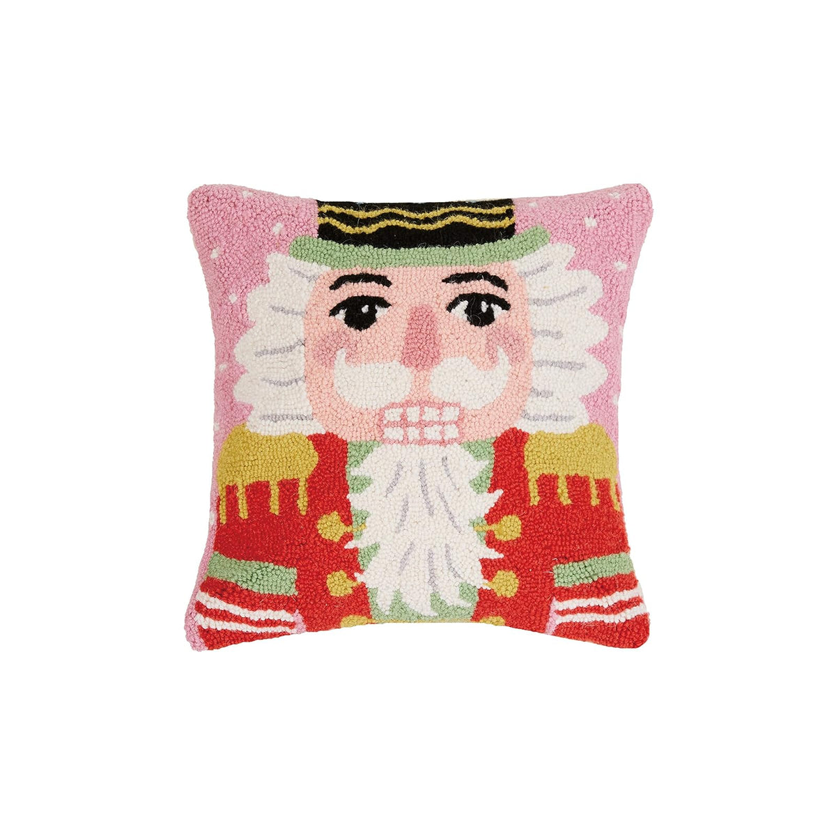 Peking Handicraft Pillow, 16 inches square, Pink