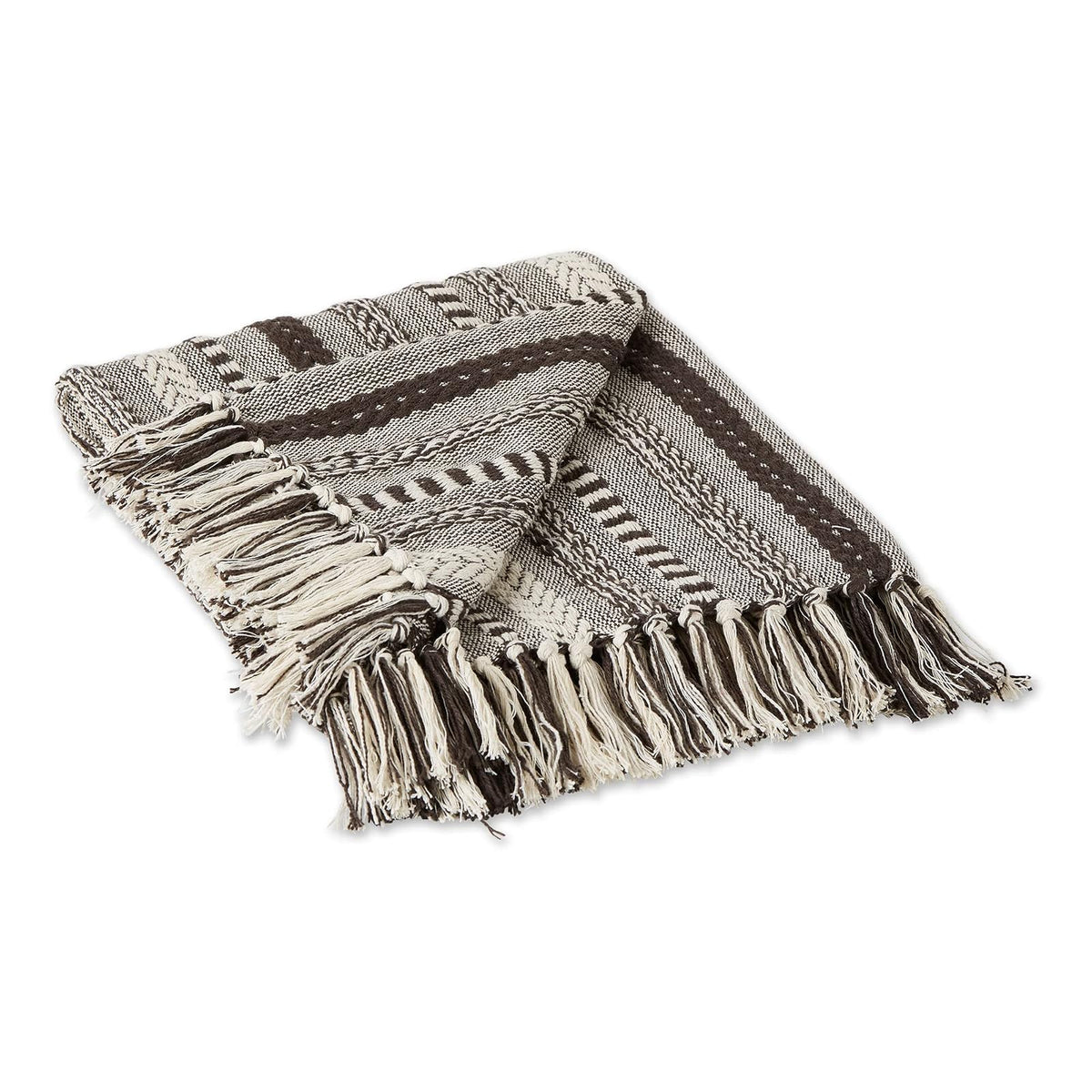 DII Blanket, 50x60", Dark Brown