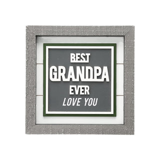 Pavilion Gift Company Decorative Signage, 8-inch, Gray, White