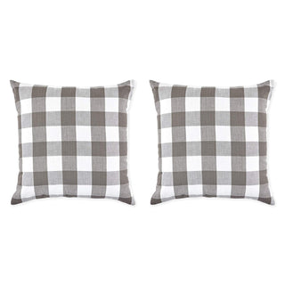 DII Decorative Pillow Cover, 20" x 20" (Pack of 2), Gray
