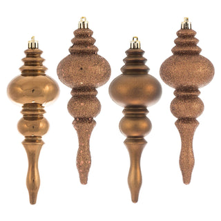 Vickerman Hanging Ornament, 7", Brown