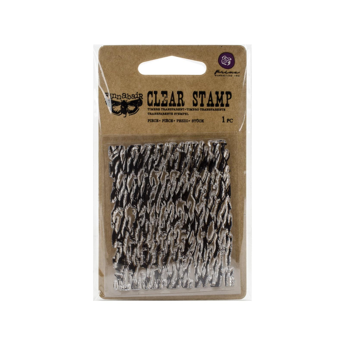 PRIMA MARKETING INC Rubber Stamp, 2.5x3 Clear Stamps-Rattan - 1 pc, Multi