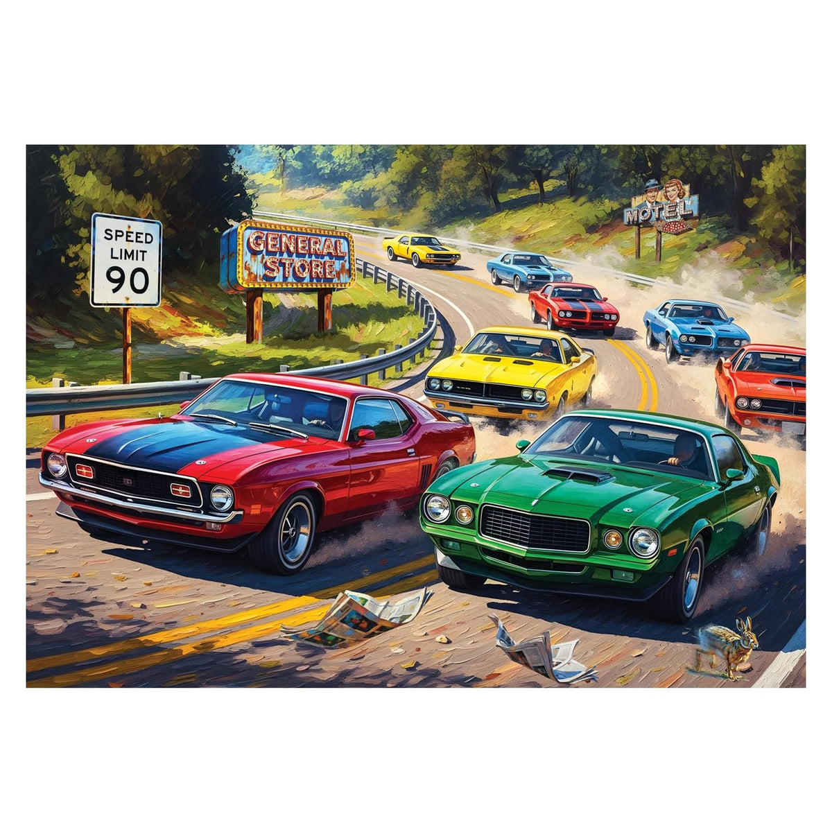 Anatolian Puzzles, 19x13 inches, Speed Lover