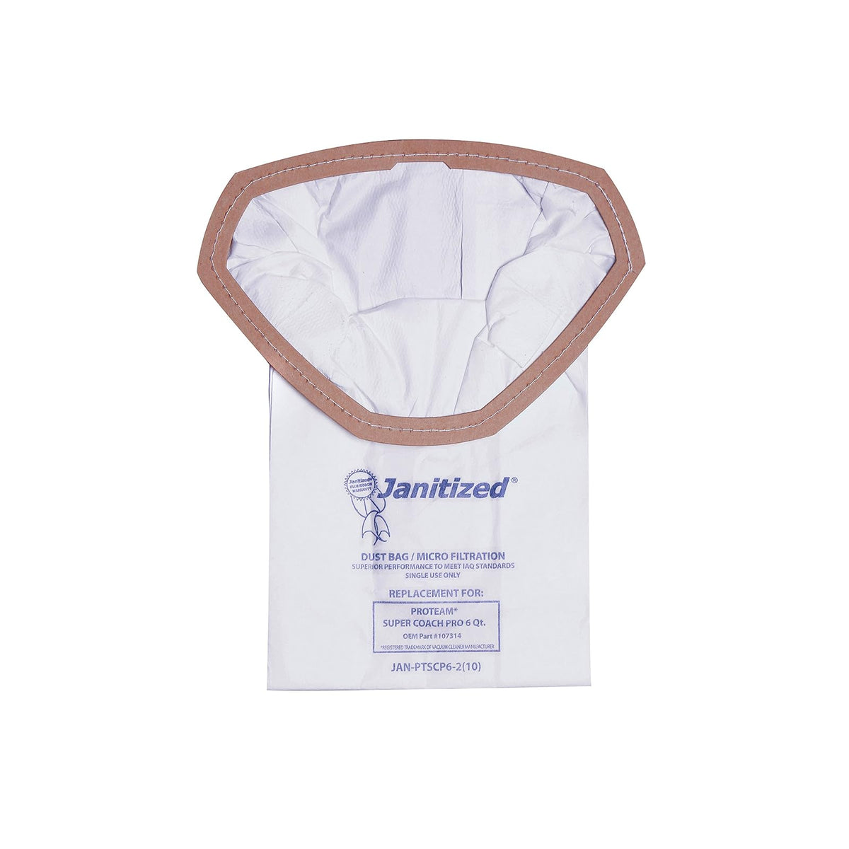 Janitized Vacuum Cleaner Bag, Blue