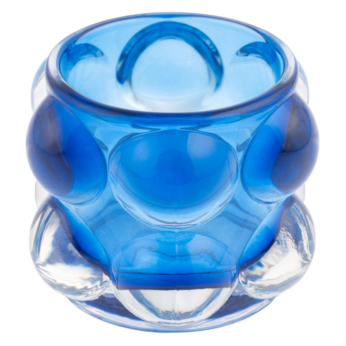 Karma Candle Holder, 3.25" x 2.50", Cobalt