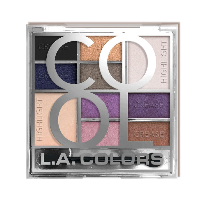 L.A. Girl COLORS Color Block Eyeshadow Palette, Glam