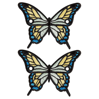 C SEVEN Charm, Small, Green Butterfly