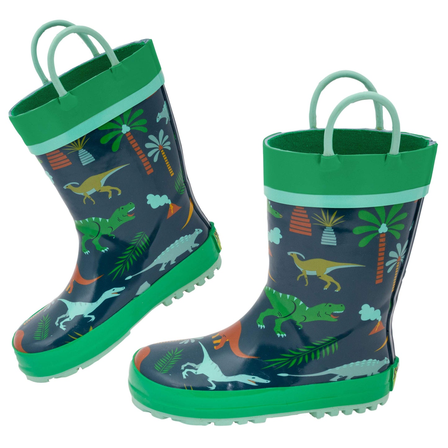 Stephen Joseph Kids Rain Boots Rainboots, DINO, 12
