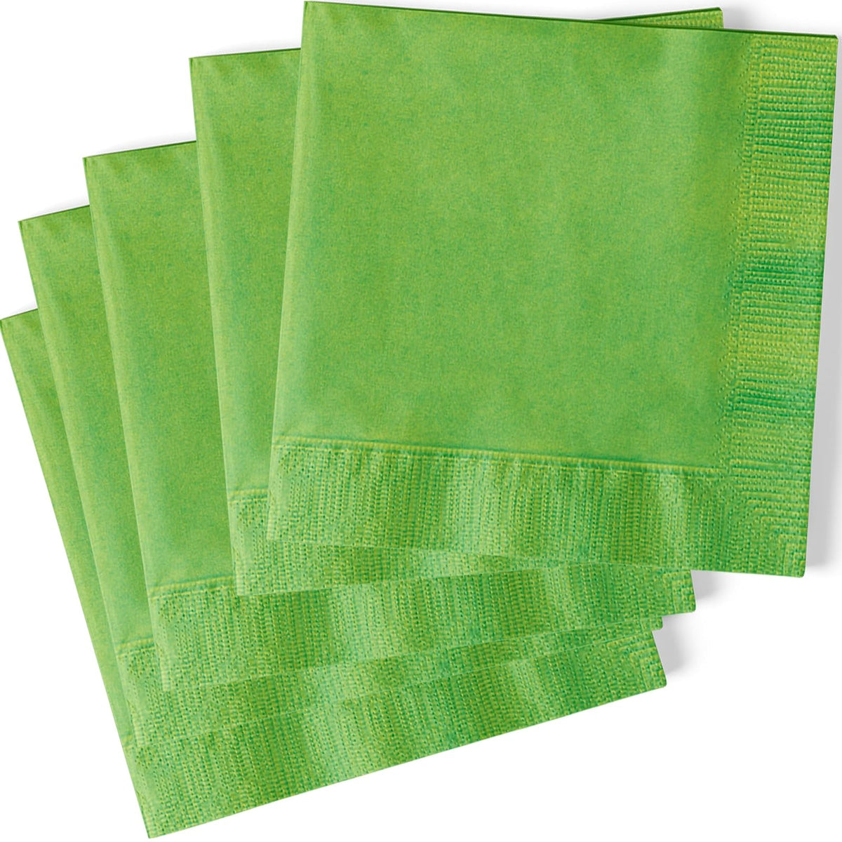 Unique Disposable Napkin, 40 Count, Lime Green