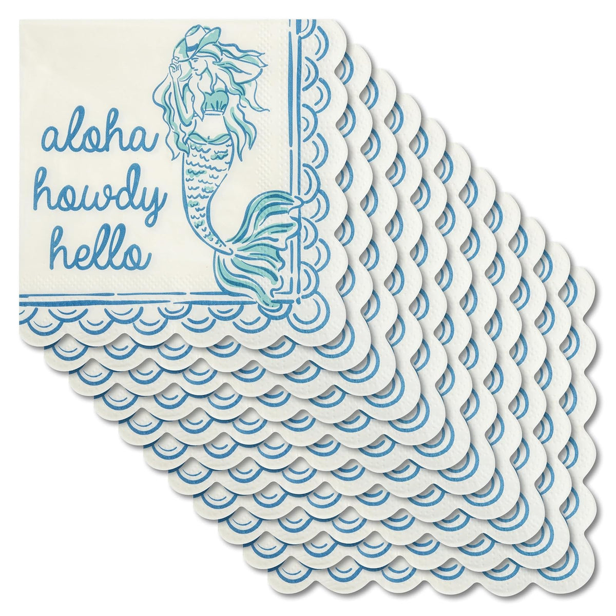 Karma Disposable Napkin, Cocktail, Aloha Howdy