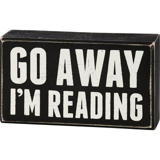 Primitives by Kathy Decorative Signage, 7 x 4-Inches, Black and white