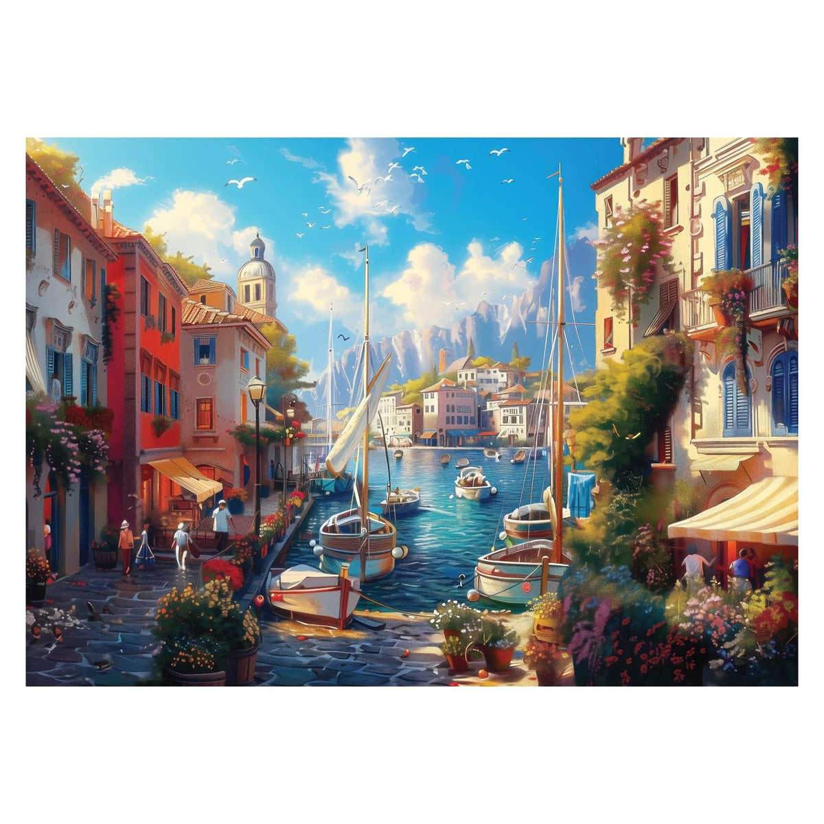 Anatolian Puzzles, 1500 pieces, 33.5 x 23.6 inches, Summer Breeze
