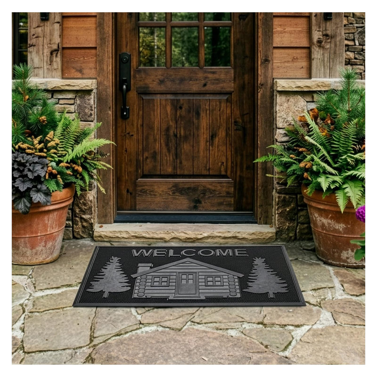Home Furnishings By Larry Traverso Rug, 18 x 30 Inches, Cabin