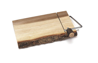 Lipper International Acacia Cheese Slicer with Bark