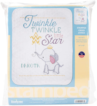 Design Works Crafts Janlynn Cross Stitch Kit Twinkle Quilt