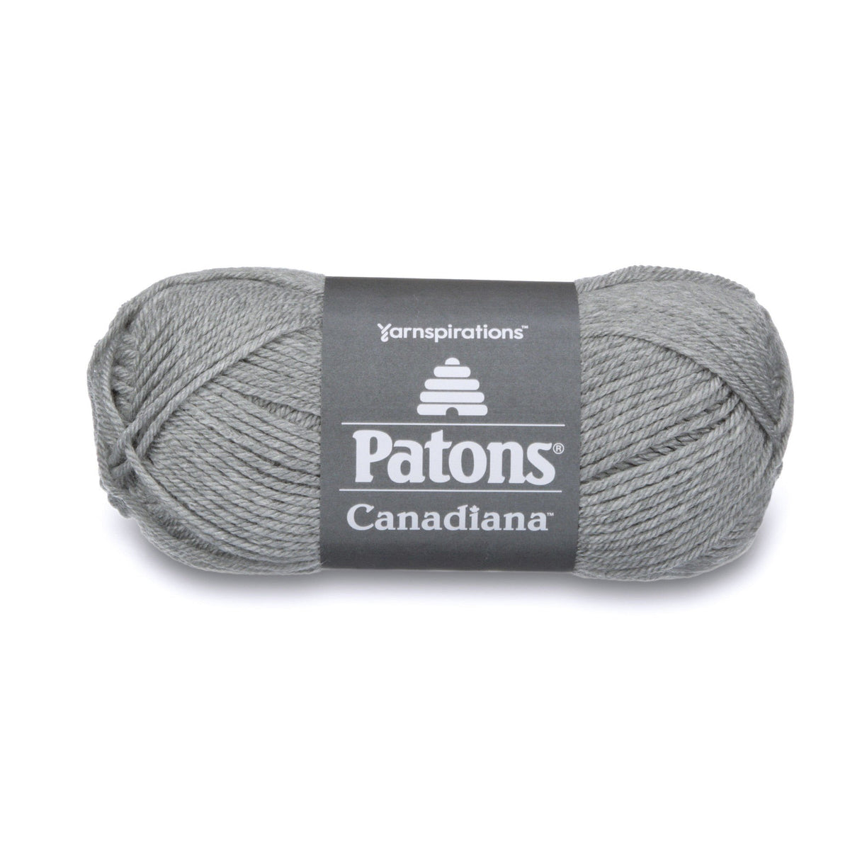 Patons Yarn, 3.5 oz, 205 yds, Pale Grey Mix