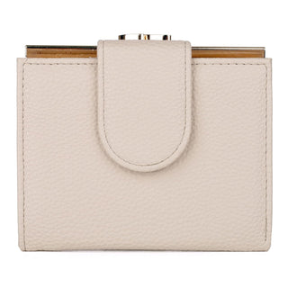 JYS Enterprise Julia Buxton Pebble RFID Lexington Wallet White Pepper