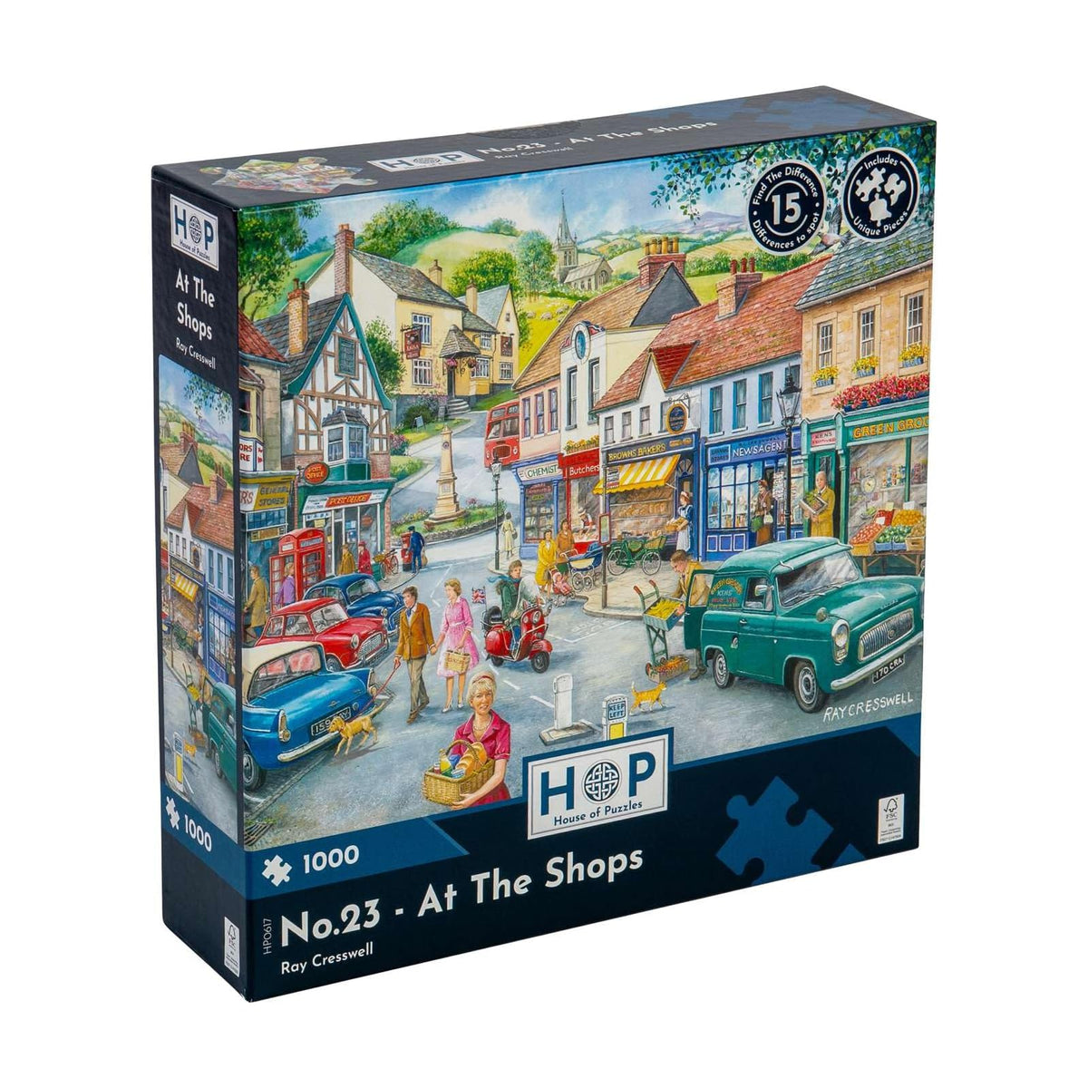 The House of Puzzles Puzzles, 1000, Multicolor