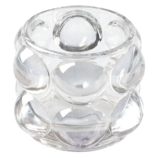 Karma Candle Holder, 3.25" x 2.5", Clear