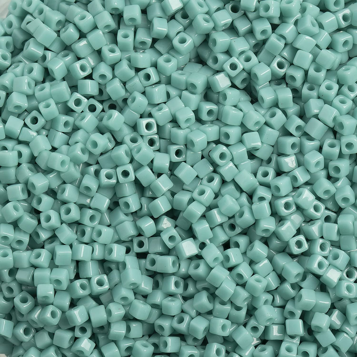 John Bead Craft Bead, Size: 1.8mm, Turquoise Green Opaque