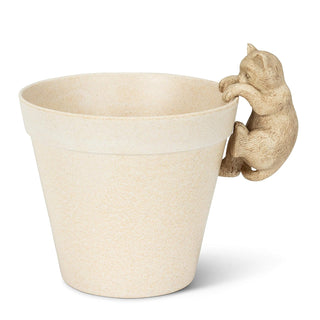 Abbott Collection Planter, 4 inches H, Antique White