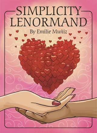 Simplicity Lenormand: Beginner-Friendly 41-card Lenormand Deck with Keywords on Cards, Includes 132-page Guidebook with Clear Meanings and Reading Instructions