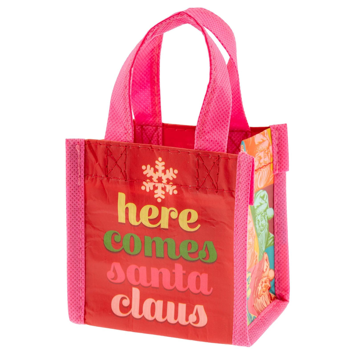 Karma Tote Bag, Small, Here Comes Santa Claus