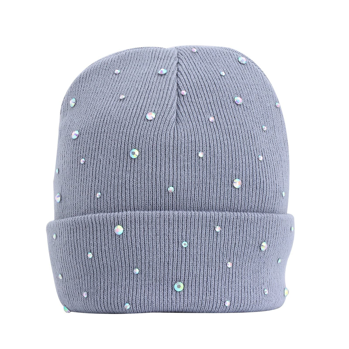 Natalie Mills Hat, Medium, Grey Spotted