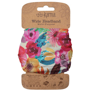 Karma Hairband, 1 Count (Pack of 1), Watercolor Floral
