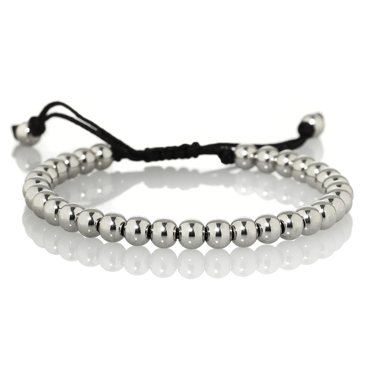 namana Bracelet, Steel Grey, Contemporary,Bead,Beads,Elegant,Beaded