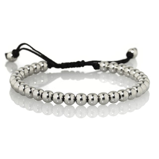 namana Bracelet, Steel Grey, Contemporary,Bead,Beads,Elegant,Beaded