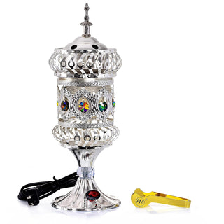 AM Incense Holder, Large, Silver