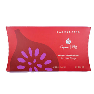 Baudelaire Provence Sante Fig Big Bar Soap, Gift Box, 12-Ounce