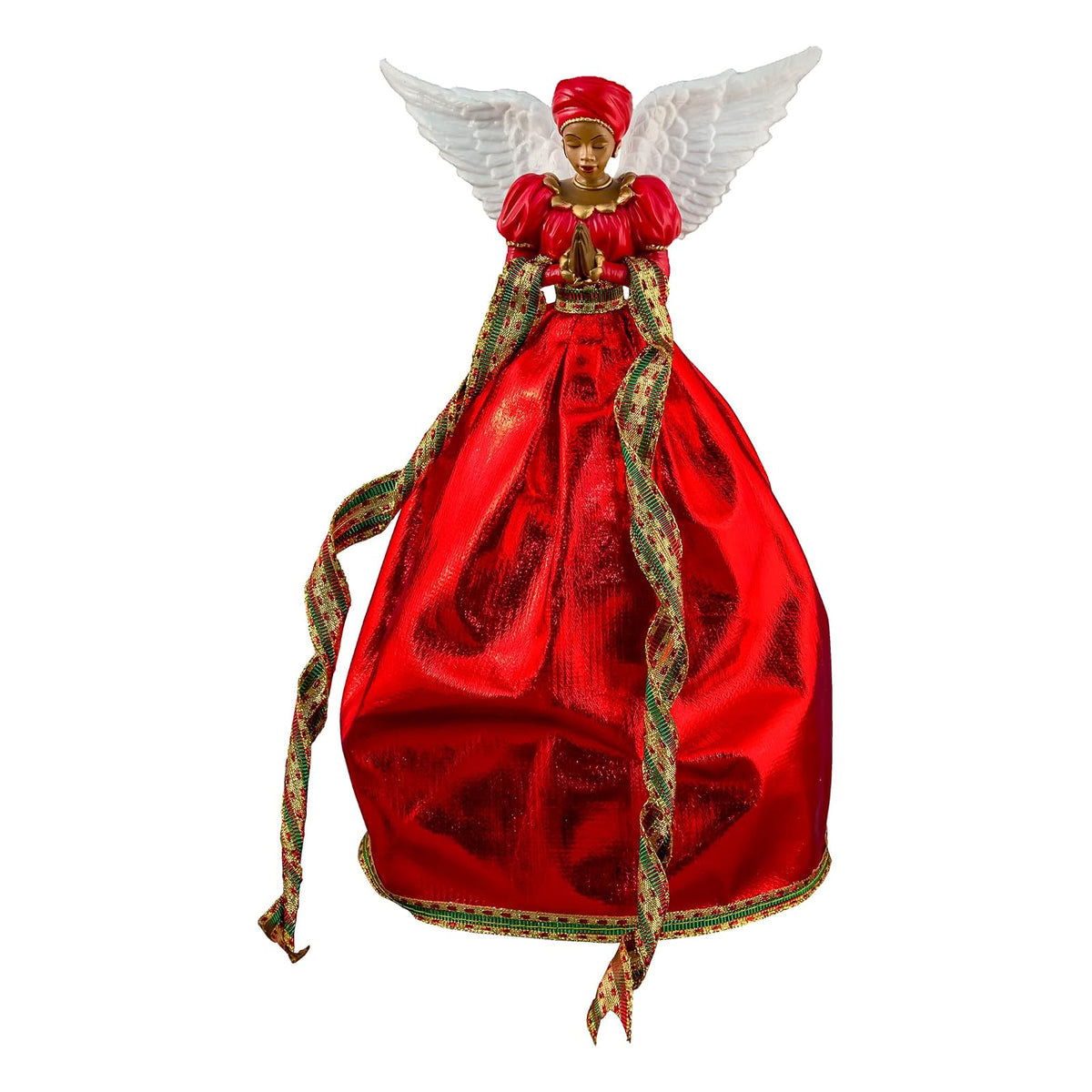 United Treasures Tree Topper, 14 inches (H) x 5 inches (D) x 9 inches (W), Red