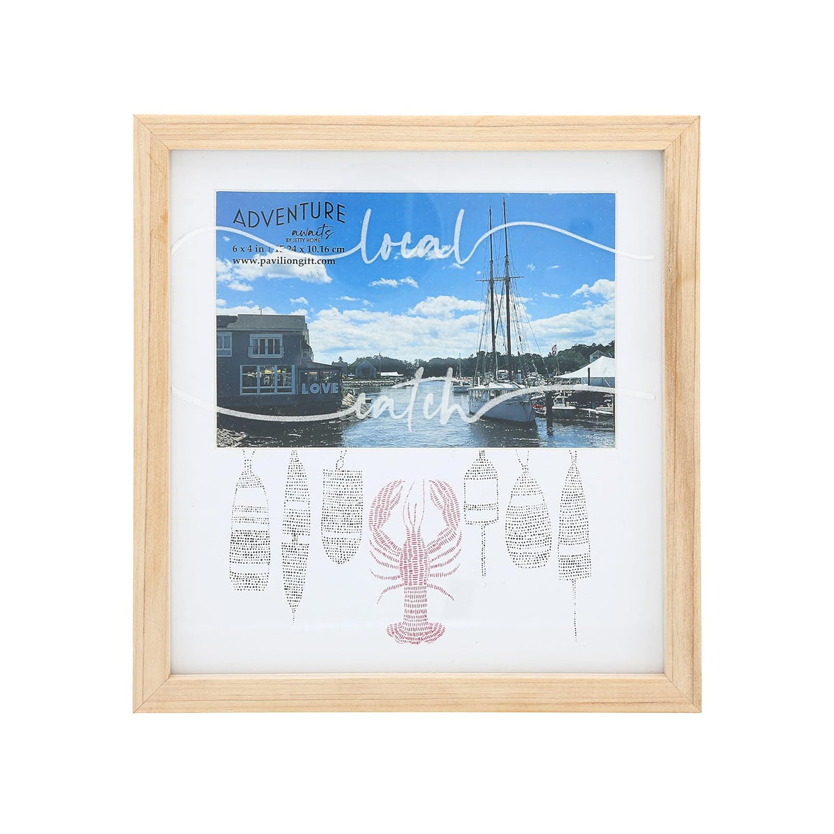Pavilion Gift Company Picture Frame, brown, Modern