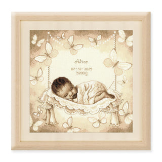 Vervaco Art Craft Kit, 8.74 x 12.32 inches, Beige