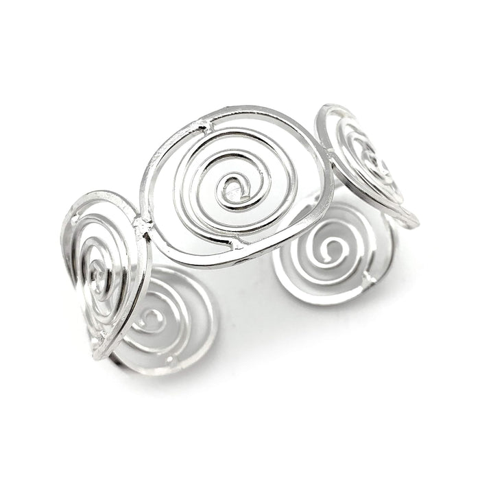 Anju Bracelet, Silver, Traditional,Cuff