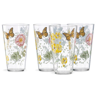 Lenox Drinking Cup, 4 Count (Pack of 1), Clear/Multi
