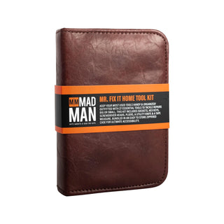 Mad Man Mr. Fix It Home Tool Kit, Brown, Men's Accessories Tool Kit