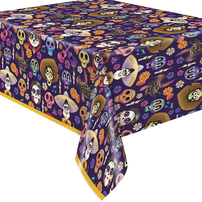 Unique Industries Disney Coco Rectangular Plastic Tablecover - 1 Pc