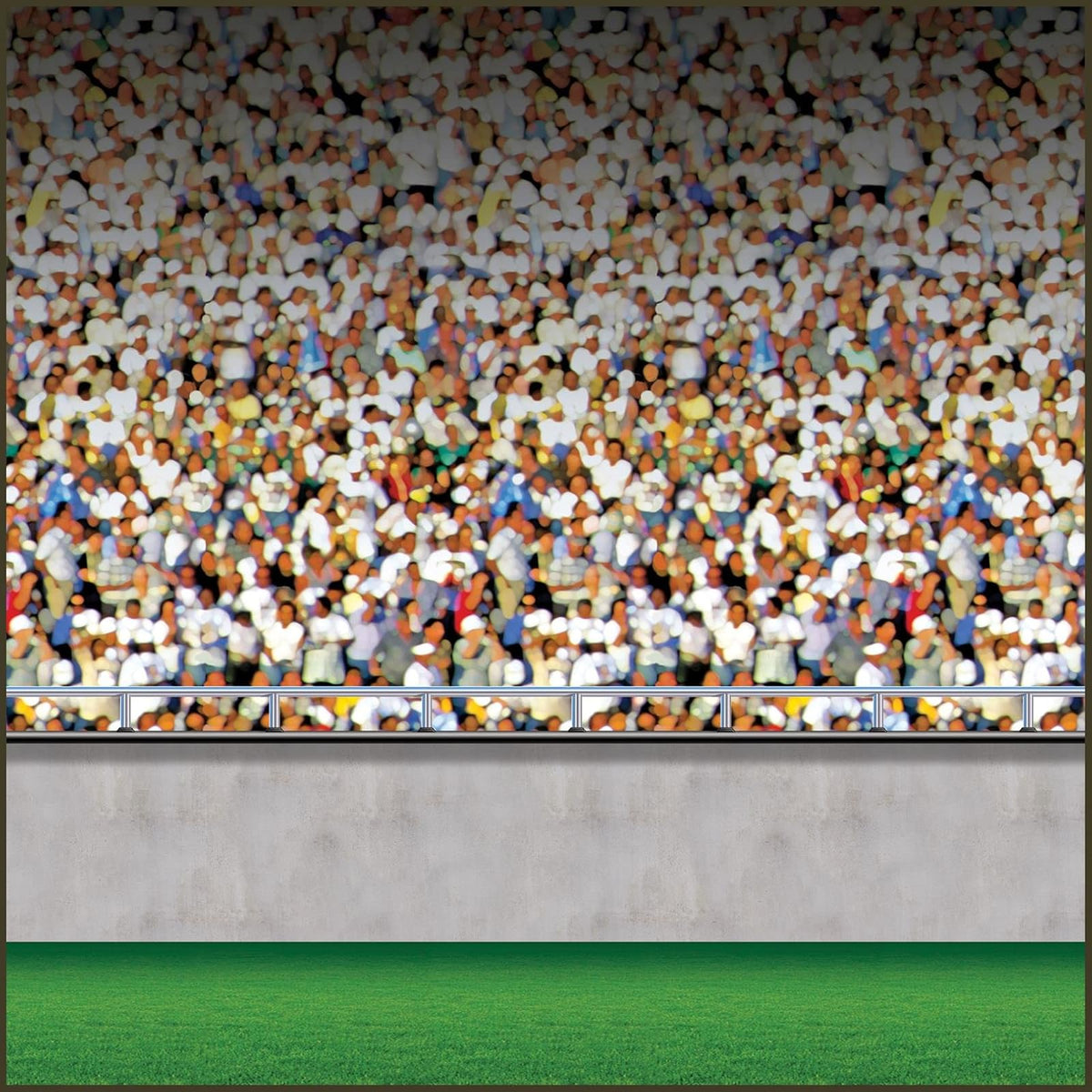 Beistle Backdrop, Lower Deck Stadium, Multicolor