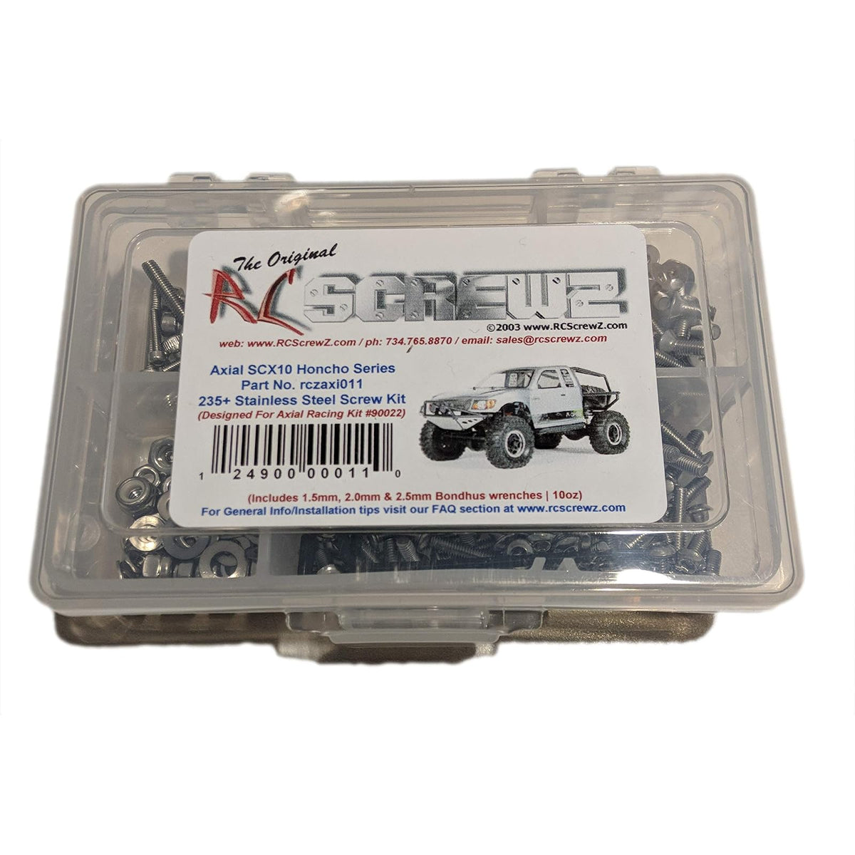 RC Screwz Screws, Onesize, Silver