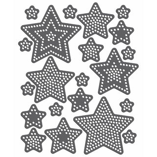 Rhinestone Genie Template Stencil, 4" x 6" (10.16cm x 15.24cm), 3mm (10ss), Blac