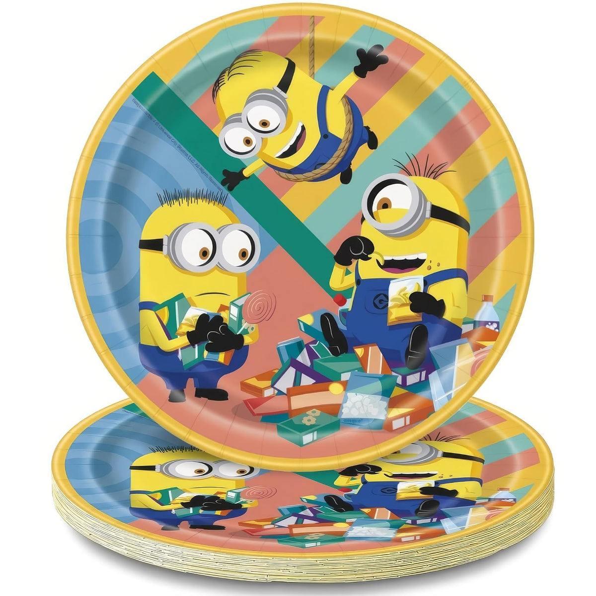 Unique Dishware Plate, 9", Multicolor