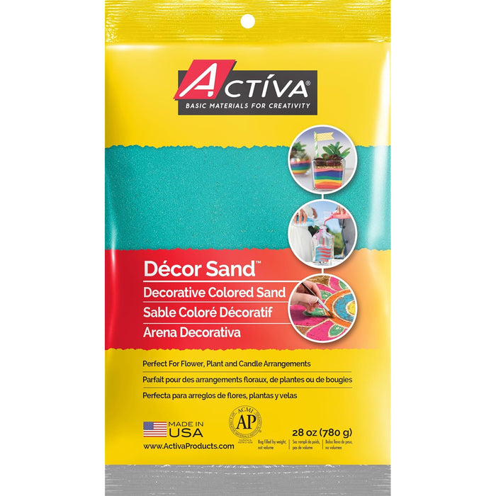 Activa Art Craft Kit, 5.13"L x 1"W x 8.75"H, Turquoise
